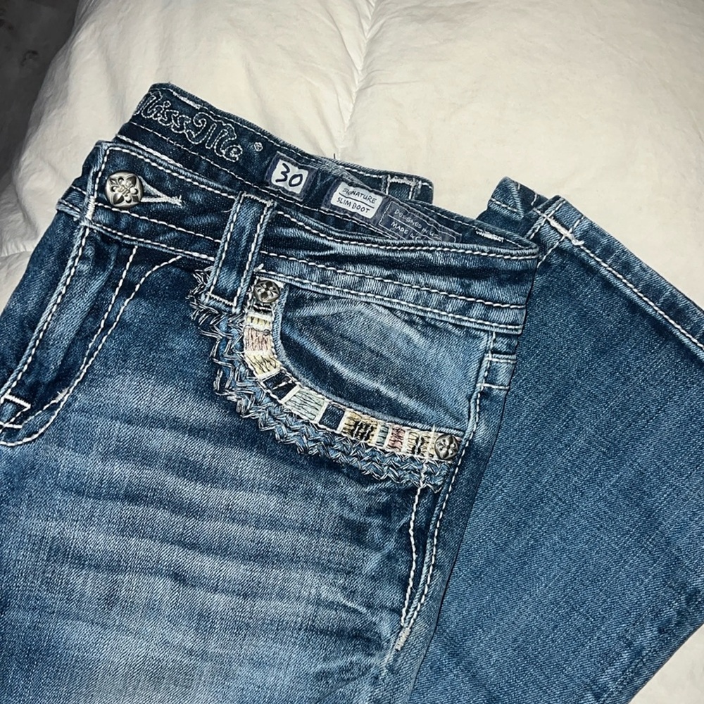 Slim bootcut jeans